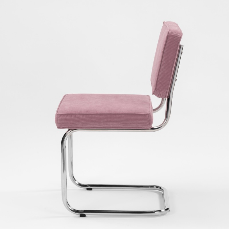 Chaise Ridge Rib vieux Rose