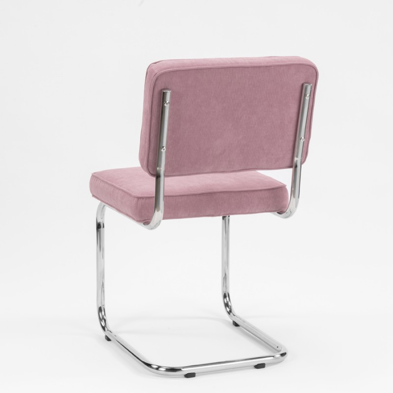Chaise Ridge Rib vieux Rose