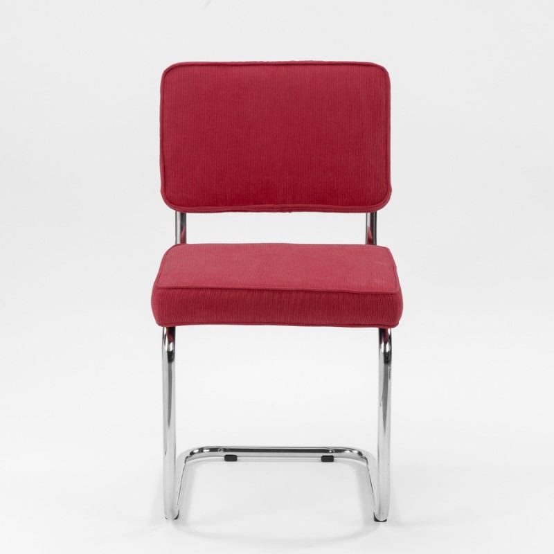 Bruut Ridge Rib stoel Rood