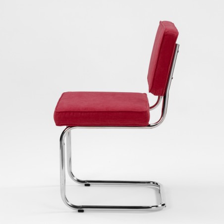 Bruut Ridge Rib stoel Rood