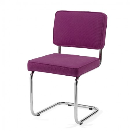 Chaise Ridge rib violet