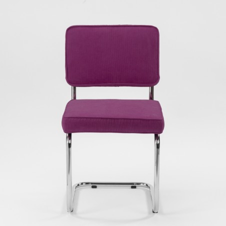 Chaise Ridge rib violet