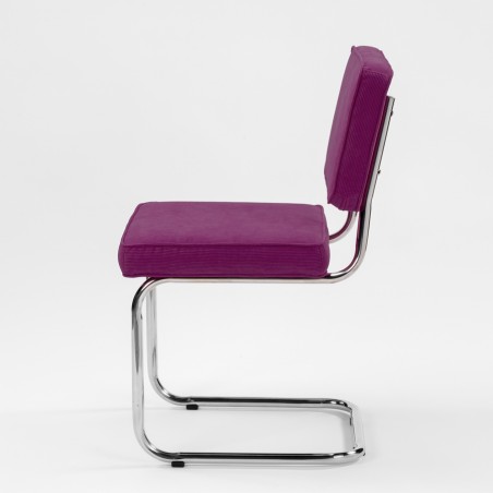 Chaise Ridge rib violet