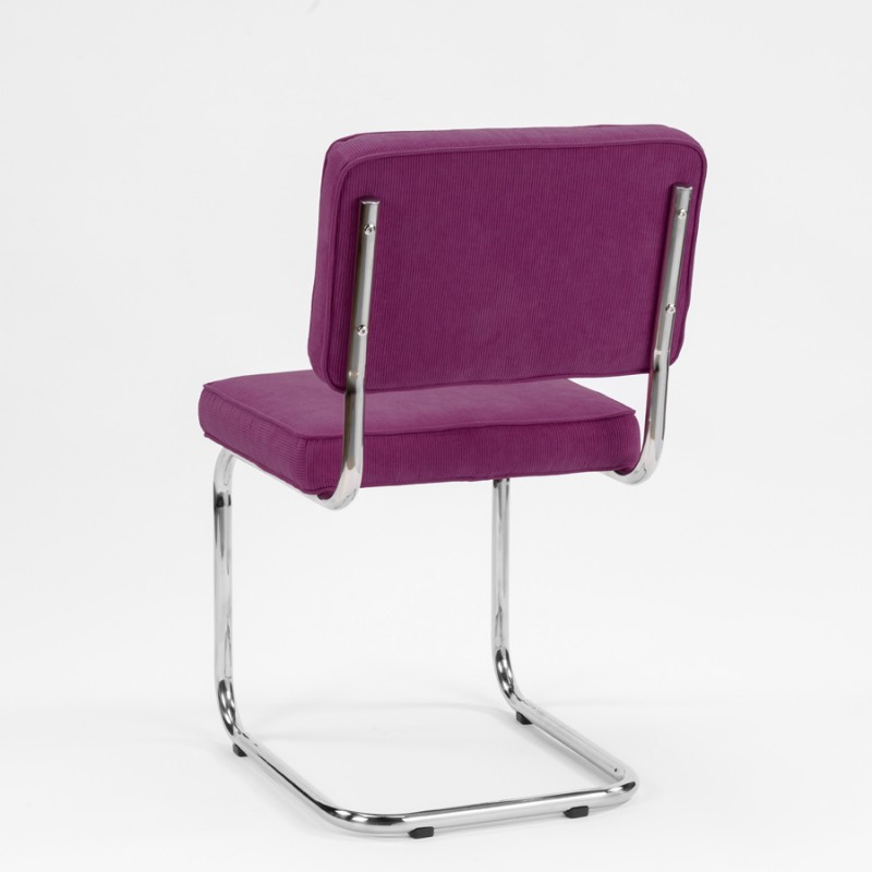 Chaise Ridge rib violet