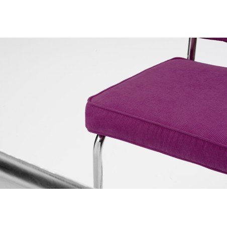 Chaise Ridge rib violet