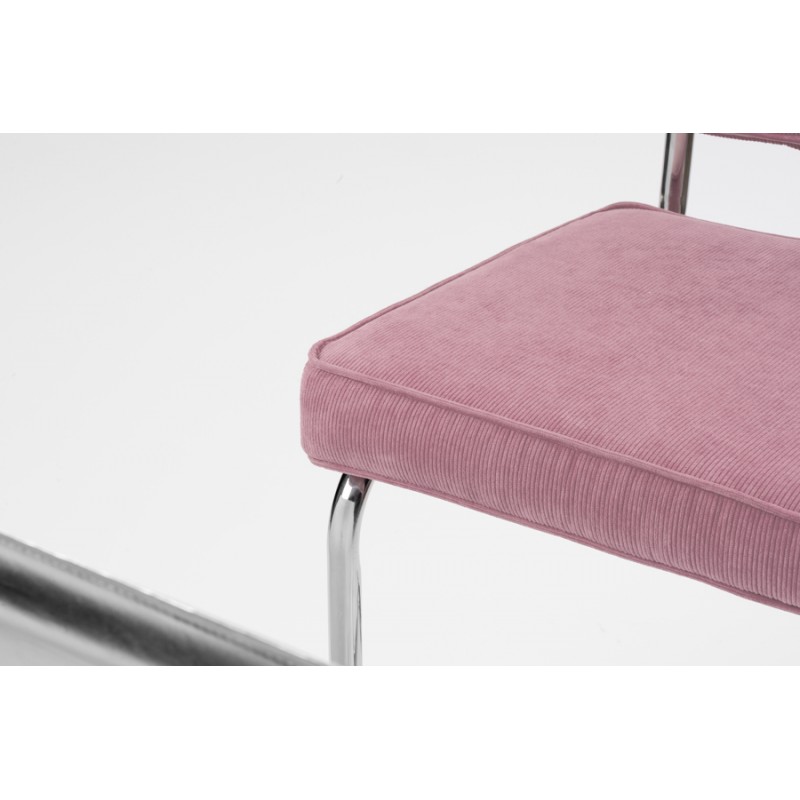 Chaise Ridge Rib vieux Rose