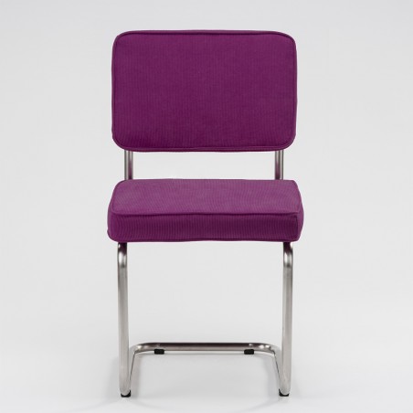 Tabouret de bar Ridge rib Violet