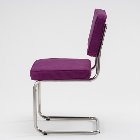 Tabouret de bar Ridge rib Violet