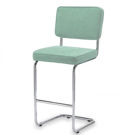 Tabouret de bar Ridge rib vieux vert