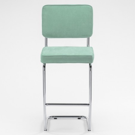 Tabouret de bar Ridge rib vieux vert