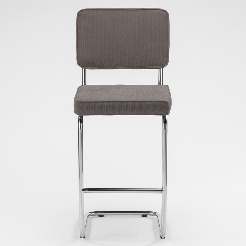 Tabouret de bar Ridge rib anthracite