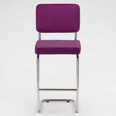 Tabouret de bar Ridge rib Violet