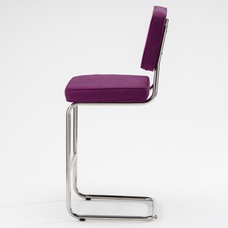 Tabouret de bar Ridge rib Violet