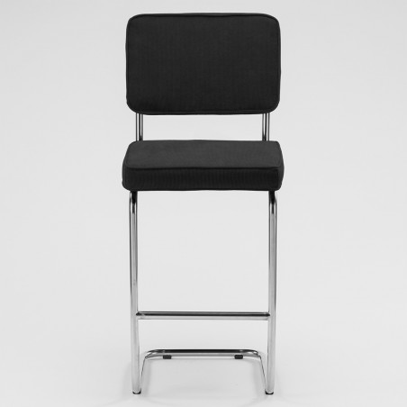 Tabouret de bar Ridge rib Noir