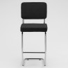 Tabouret de bar Ridge rib Noir