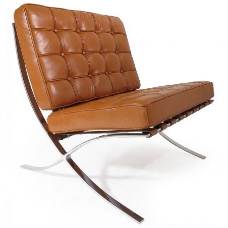 Chaise Barcelona Cognac - Cuir de Vache