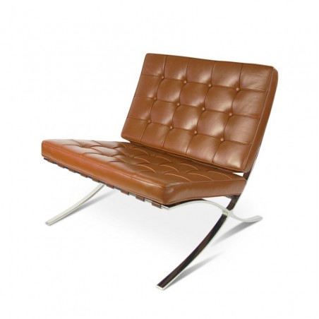 Chaise Barcelona Cognac - Cuir de Vache