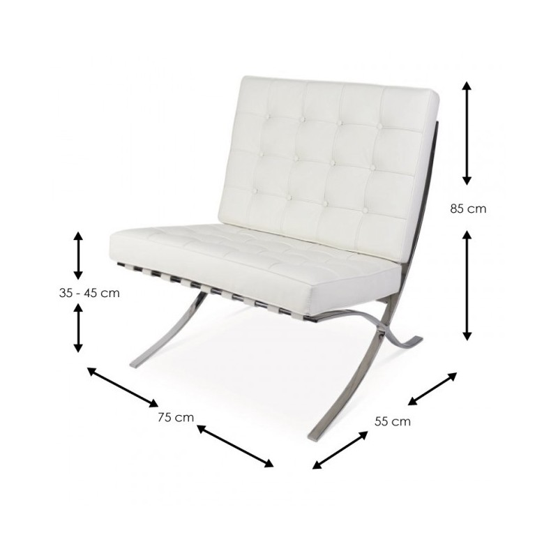 Chaise Pavillon blanc - Premium