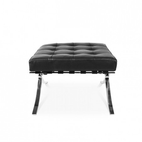 Chaise barcelona ottoman Noir - Premium