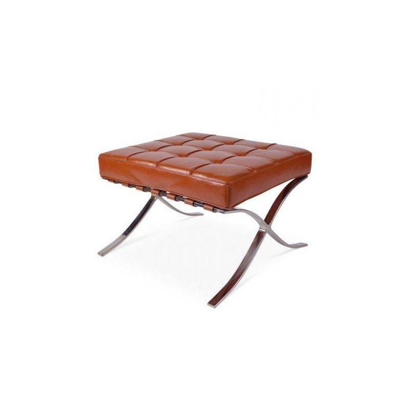 Chaise pavillon ottoman Cognac - Premium