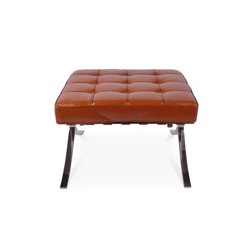 Chaise pavillon ottoman Cognac - Premium