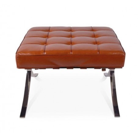 Chaise Barcelona ottoman Cognac - Premium