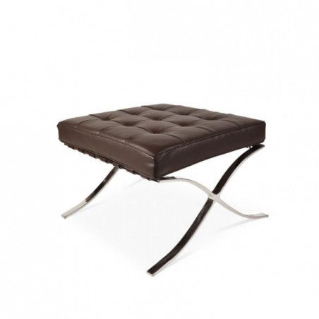 Chaise Pavillon ottoman Brun foncé - Premium