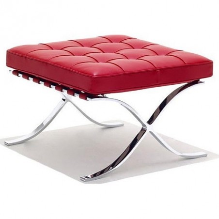 Chaise Barcelona ottoman Rouge - Premium