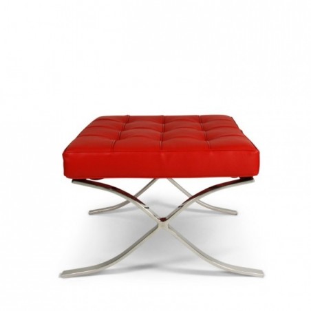 Chaise Barcelona ottoman Rouge - Premium