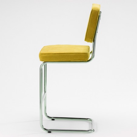 Tabouret de bar Ridge rib jaune