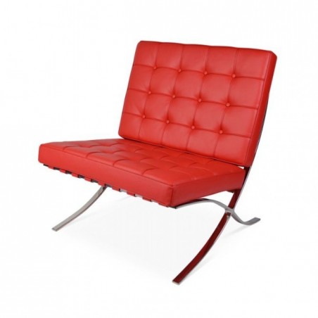 Chaise Barcelona Rouge - Premium