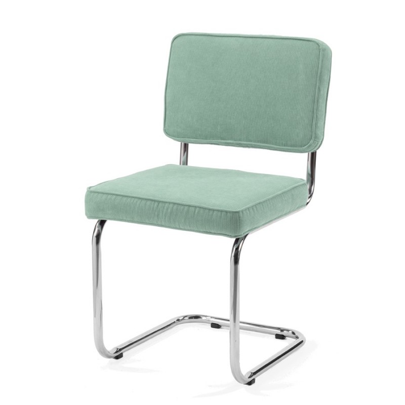 Chaise Ridge rib vieux vert
